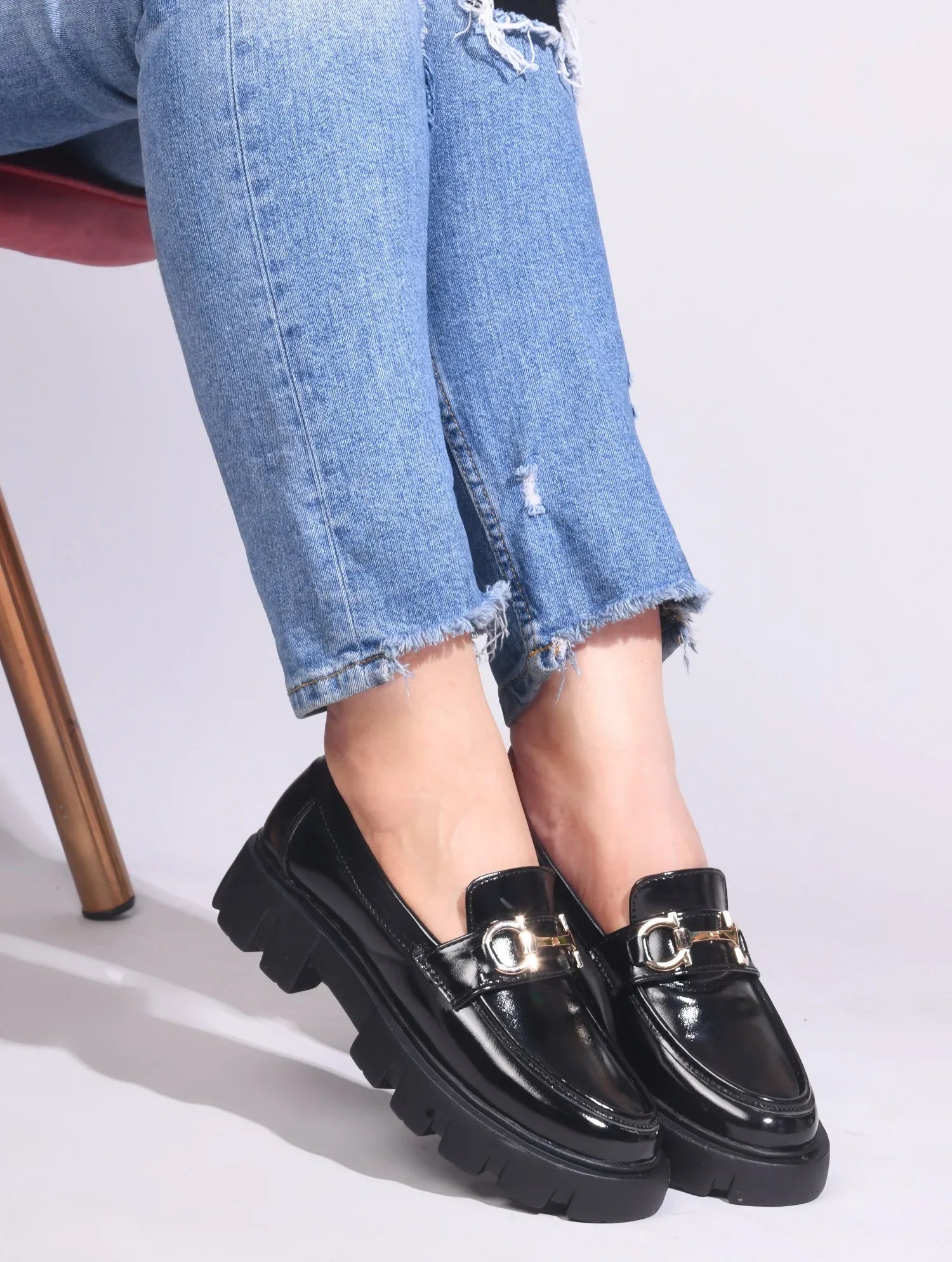 Urban Gloss Platform Loafers