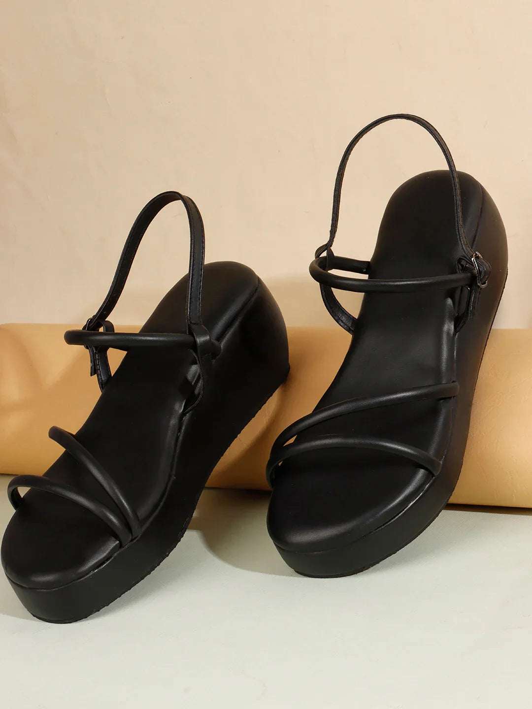 Fashionable Slingback Wedge Sandals All-Day Comfort