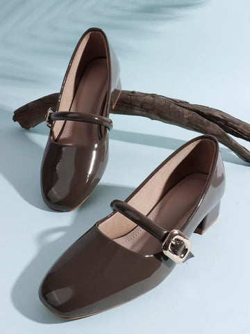 Timeless Patent Finish Mary Jane Heels