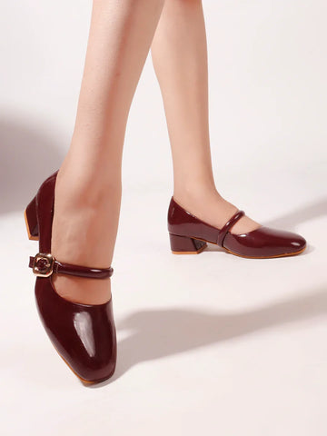 Timeless Patent Finish Mary Jane Heels