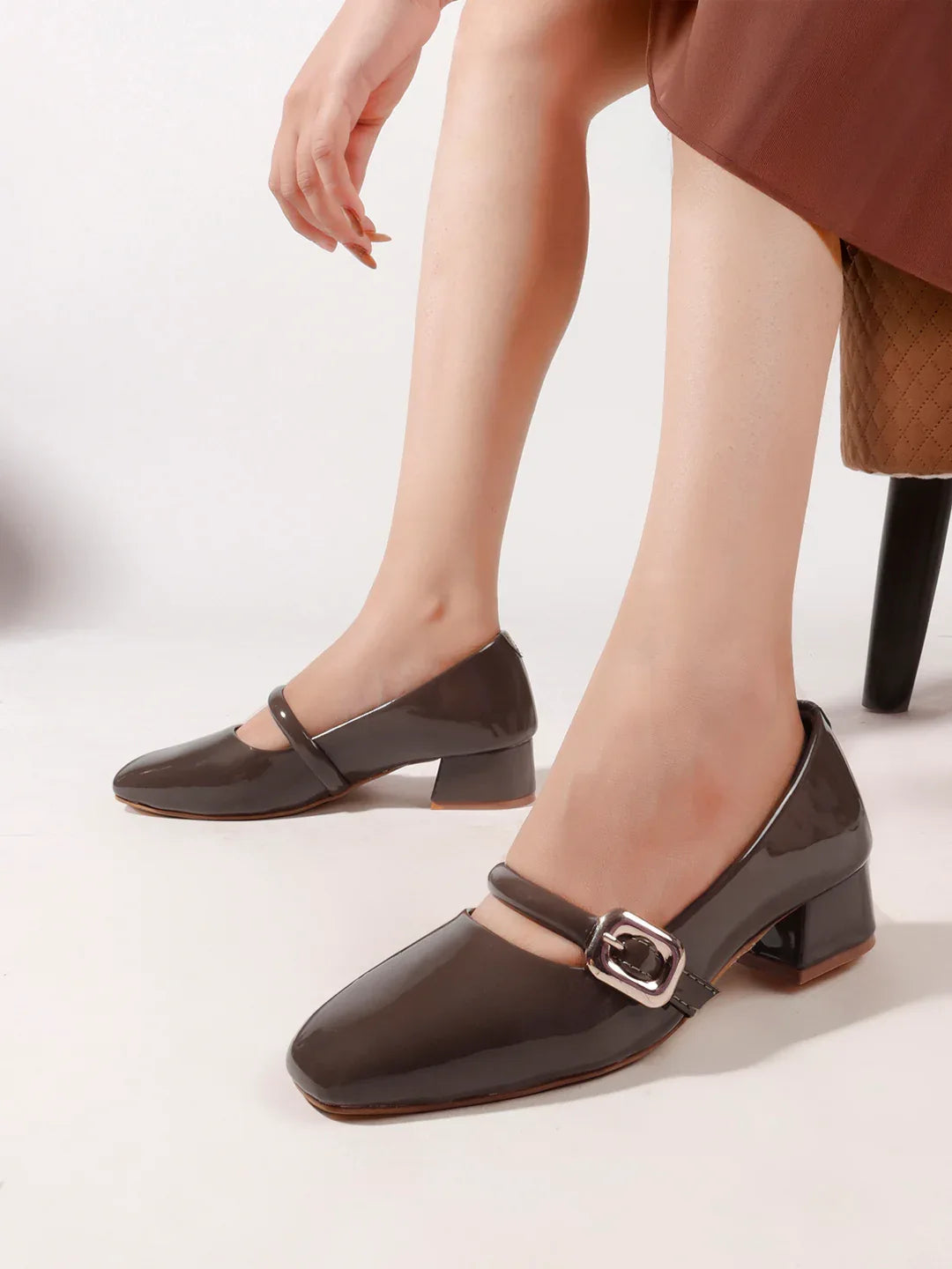 Timeless Patent Finish Mary Jane Heels