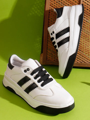 TRYME Flatform Casual looks Lace Up Sneakers For Women & Girl