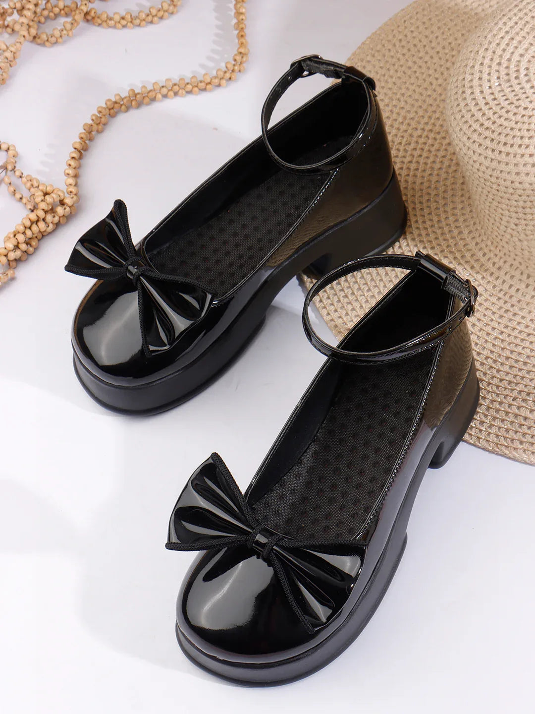 Modern Mary Jane Platform Pumps