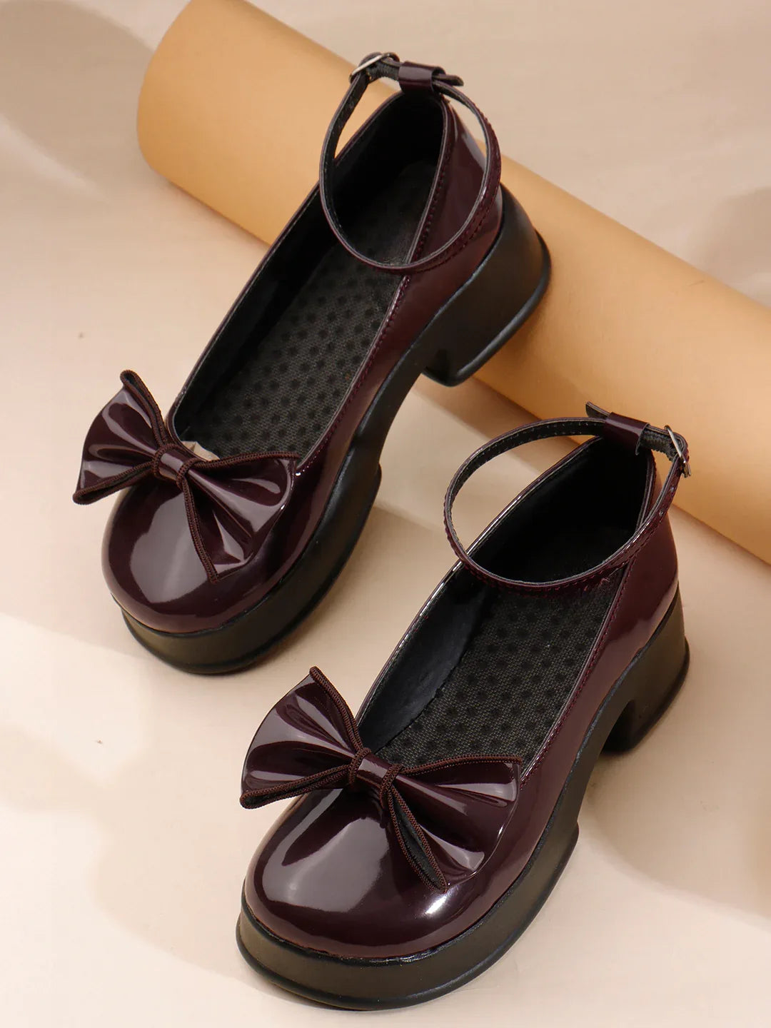 Modern Mary Jane Platform Pumps
