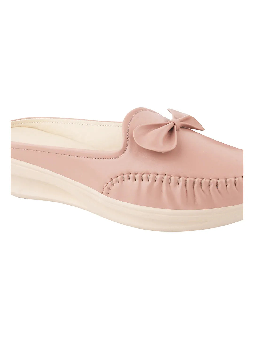Easy Walk Bow Detail Mules