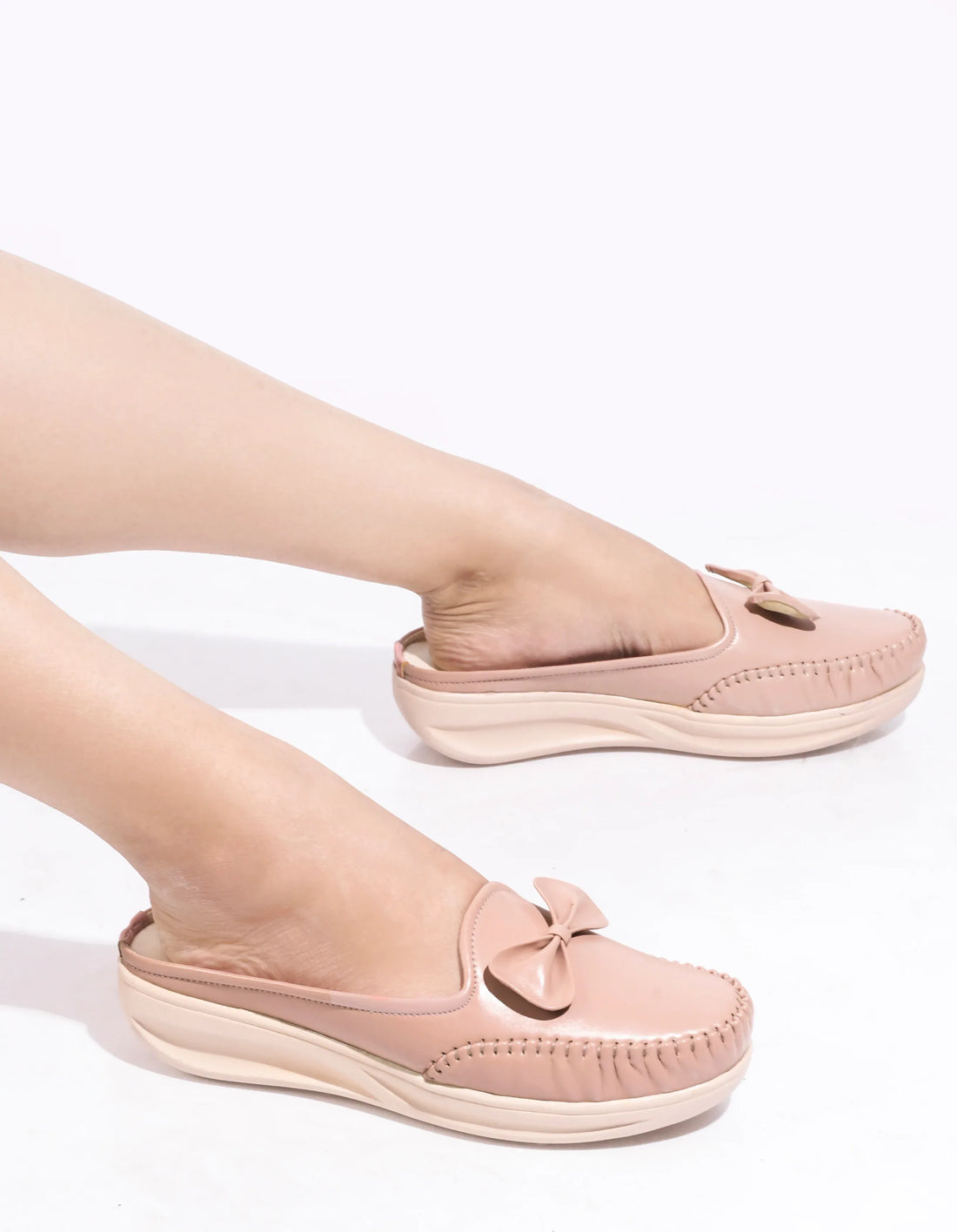 Easy Walk Bow Detail Mules