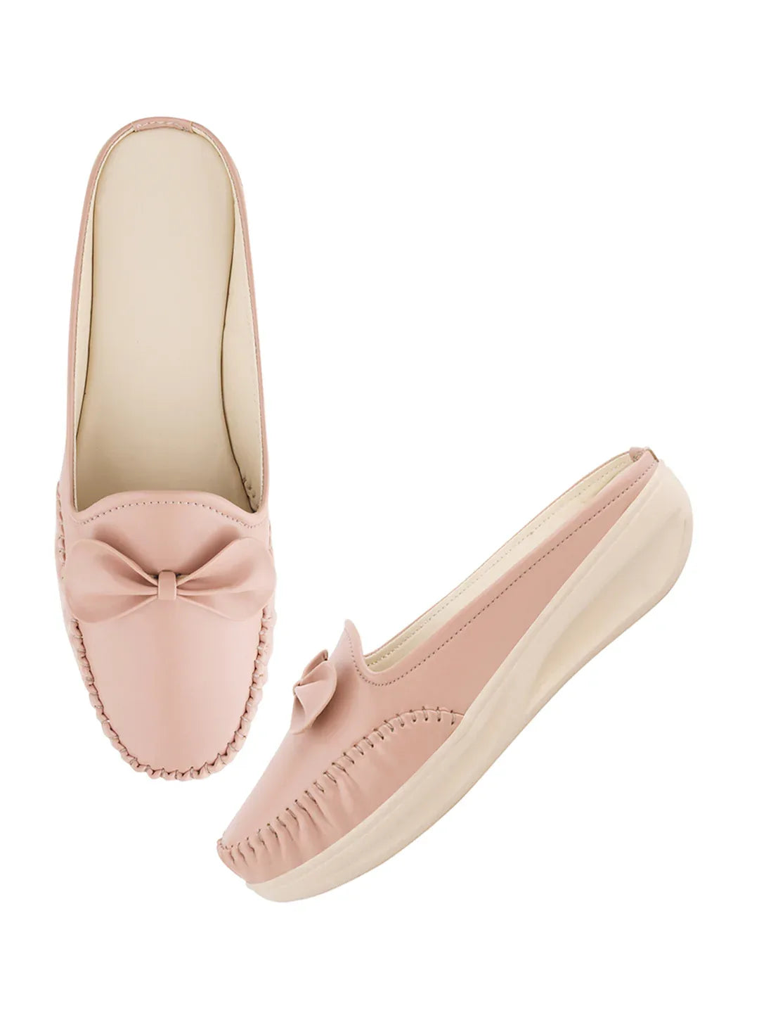 Easy Walk Bow Detail Mules