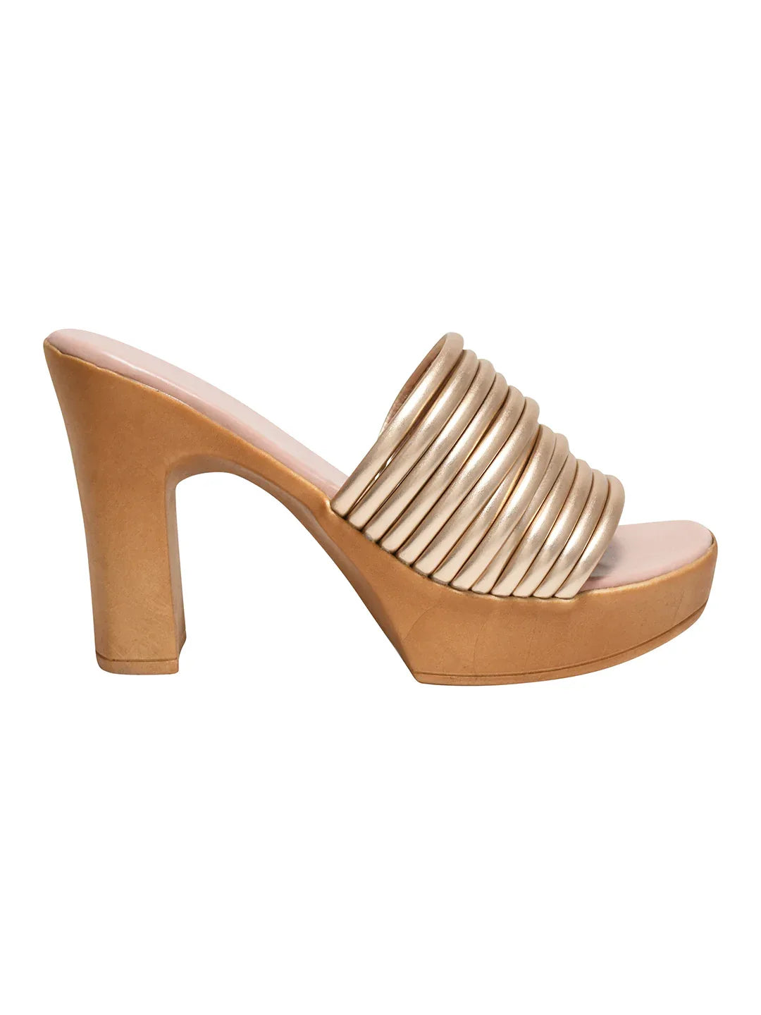 Trendy Open Toe Block Heel Sandals