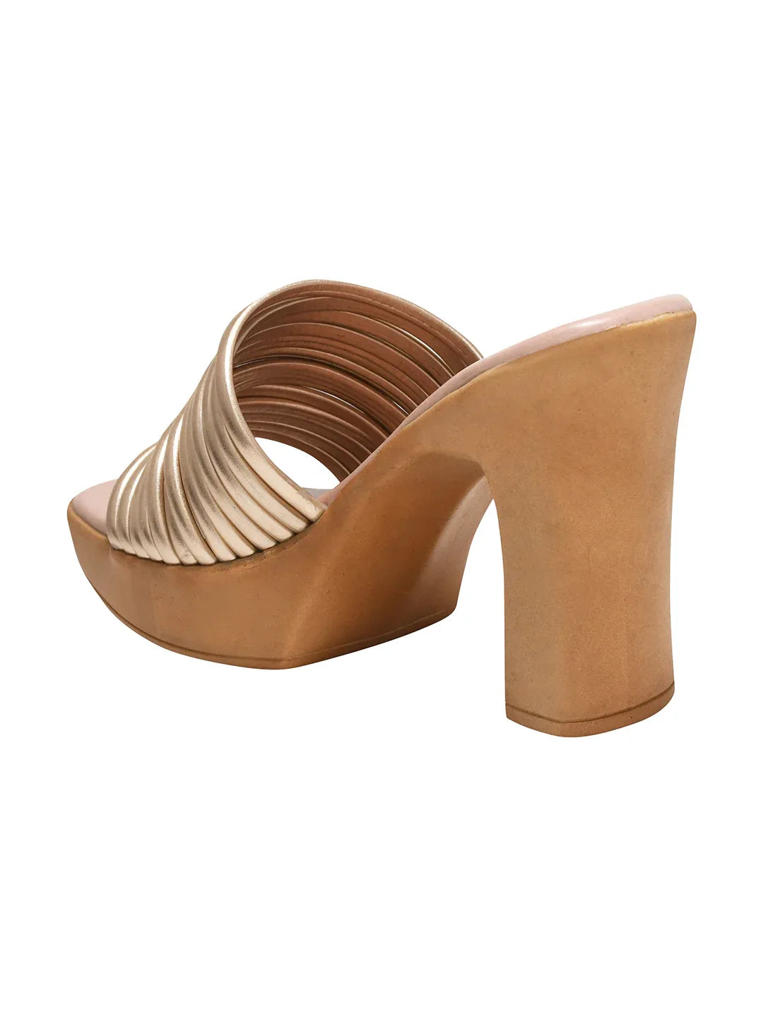 Trendy Open Toe Block Heel Sandals