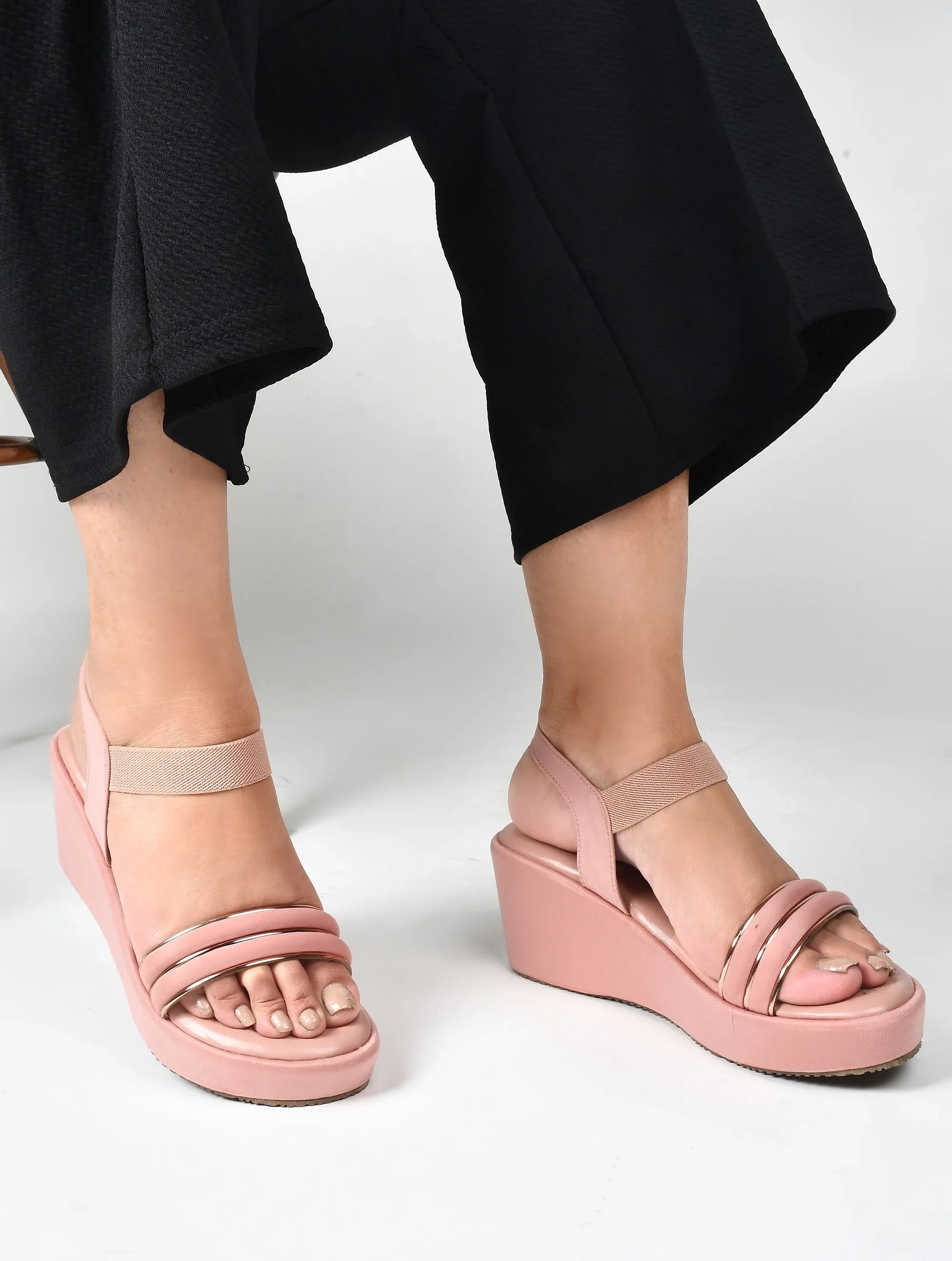 Urban Ease Padded Wedge Sandals