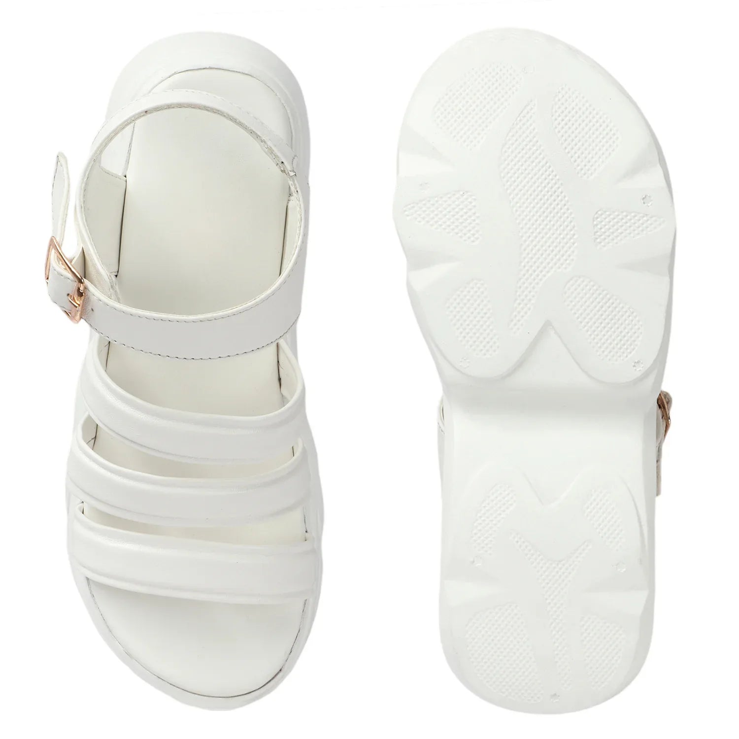 Bold Ankle Strap Comfort Platforms