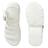 Bold Ankle Strap Comfort Platforms