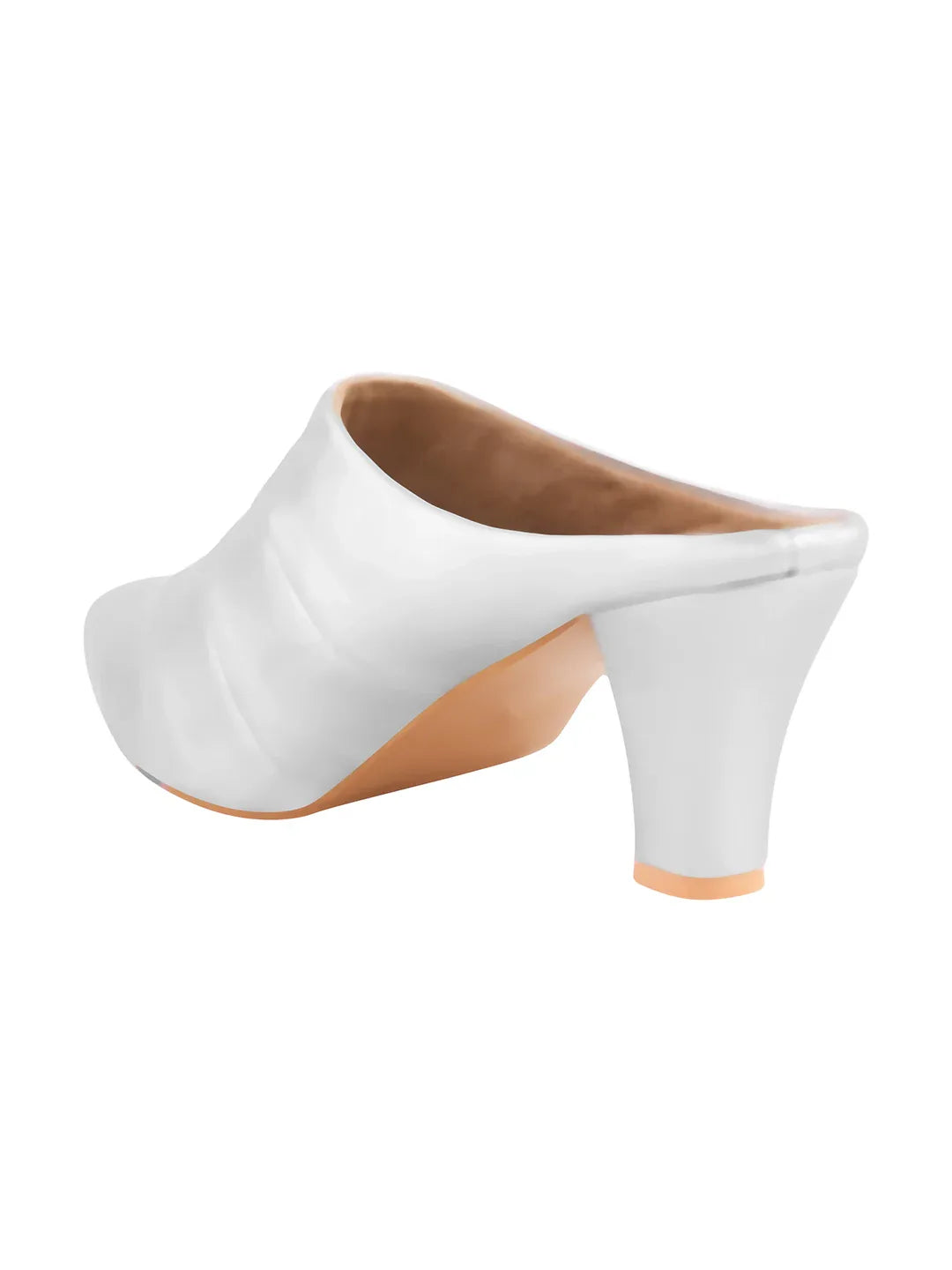 Classic Point Block Heel Mules