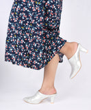 Classic Point Block Heel Mules