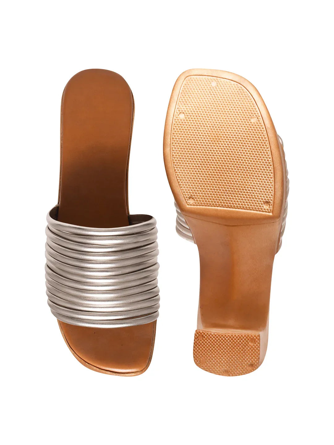 Trendy Open Toe Block Heel Sandals