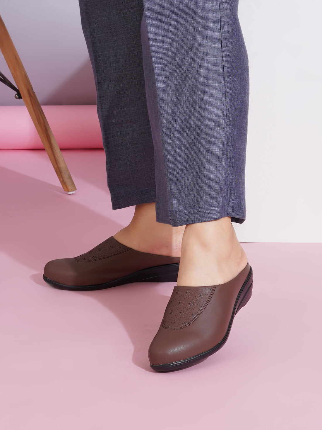 Cozy Step Cushioned Comfort Mule