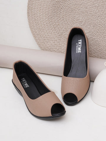 Cloud Comfort Peep-Toes Wedge