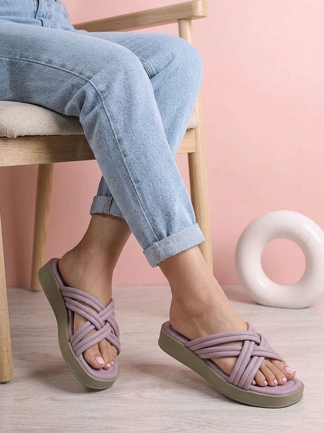Cushioned Multi-Strap Casual Sandals