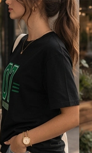Varsity 07 Graphic Oversized T-Shirt