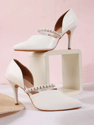 Sophisticated Pointed Toe  Pencil Heels