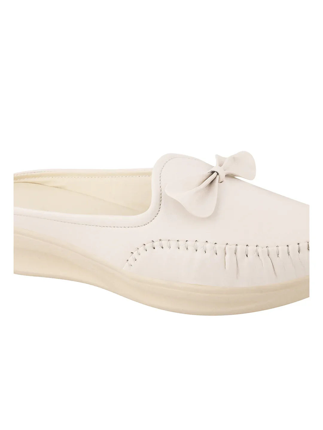 Easy Walk Bow Detail Mules