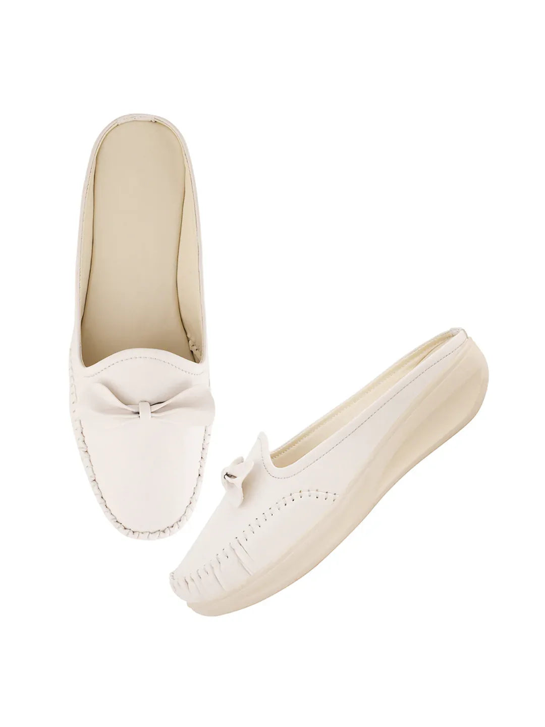 Easy Walk Bow Detail Mules