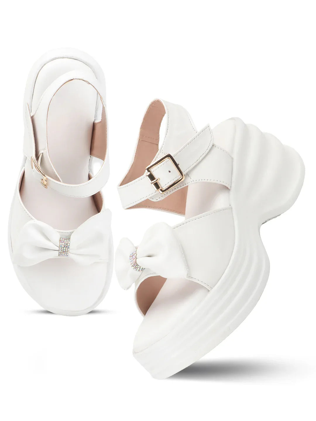 Modern Bow-Detail Casual Sandals
