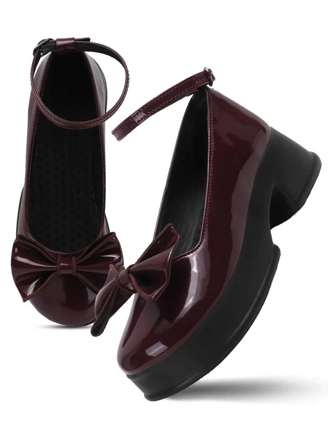 Modern Mary Jane Platform Pumps