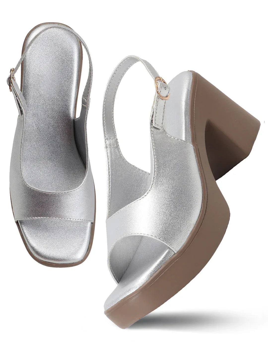 Comfortable Open-Toe Block Heel Sandals