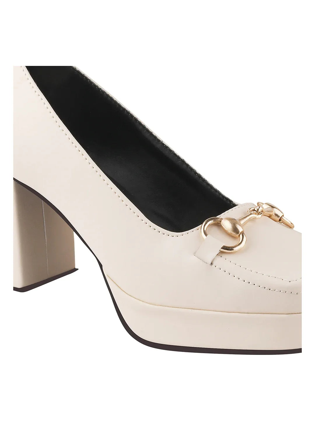 Classic Charm Block Heel Pumps