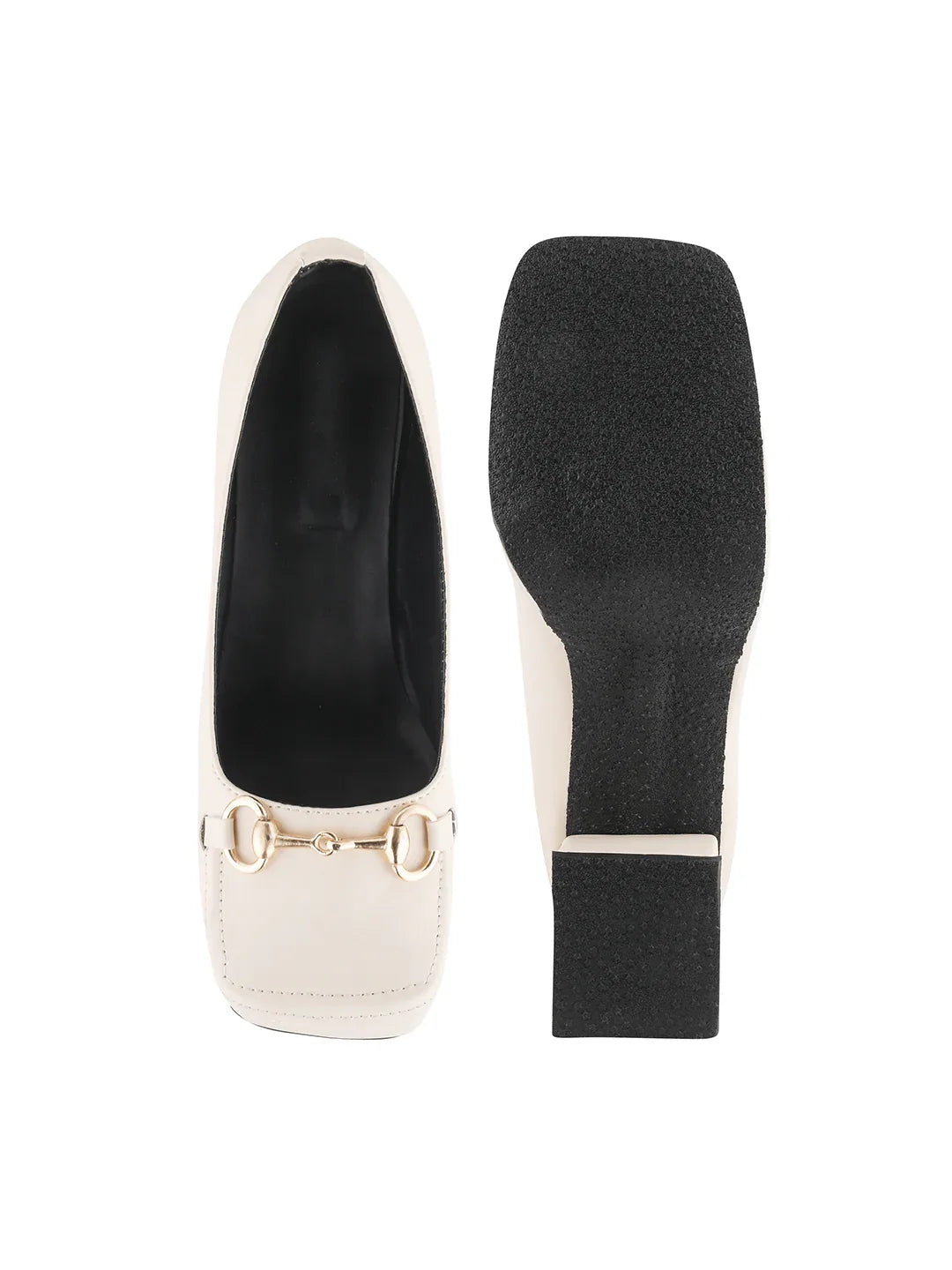 Classic Charm Block Heel Pumps