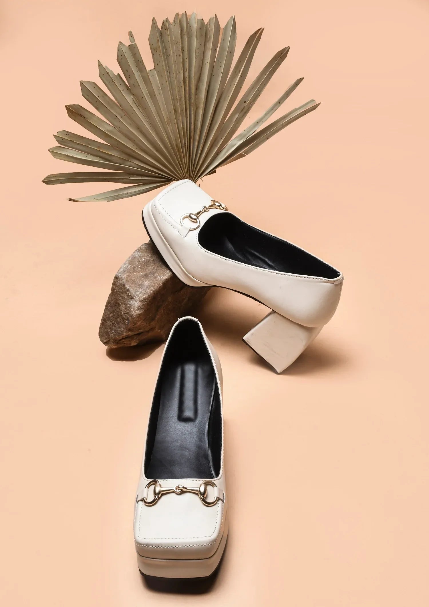 Classic Charm Block Heel Pumps