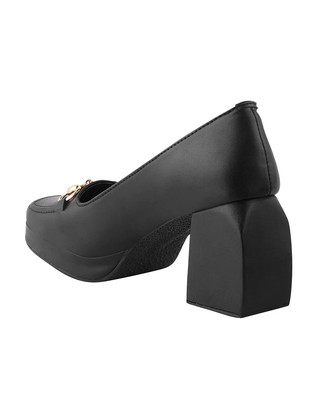 Classic Charm Block Heel Pumps