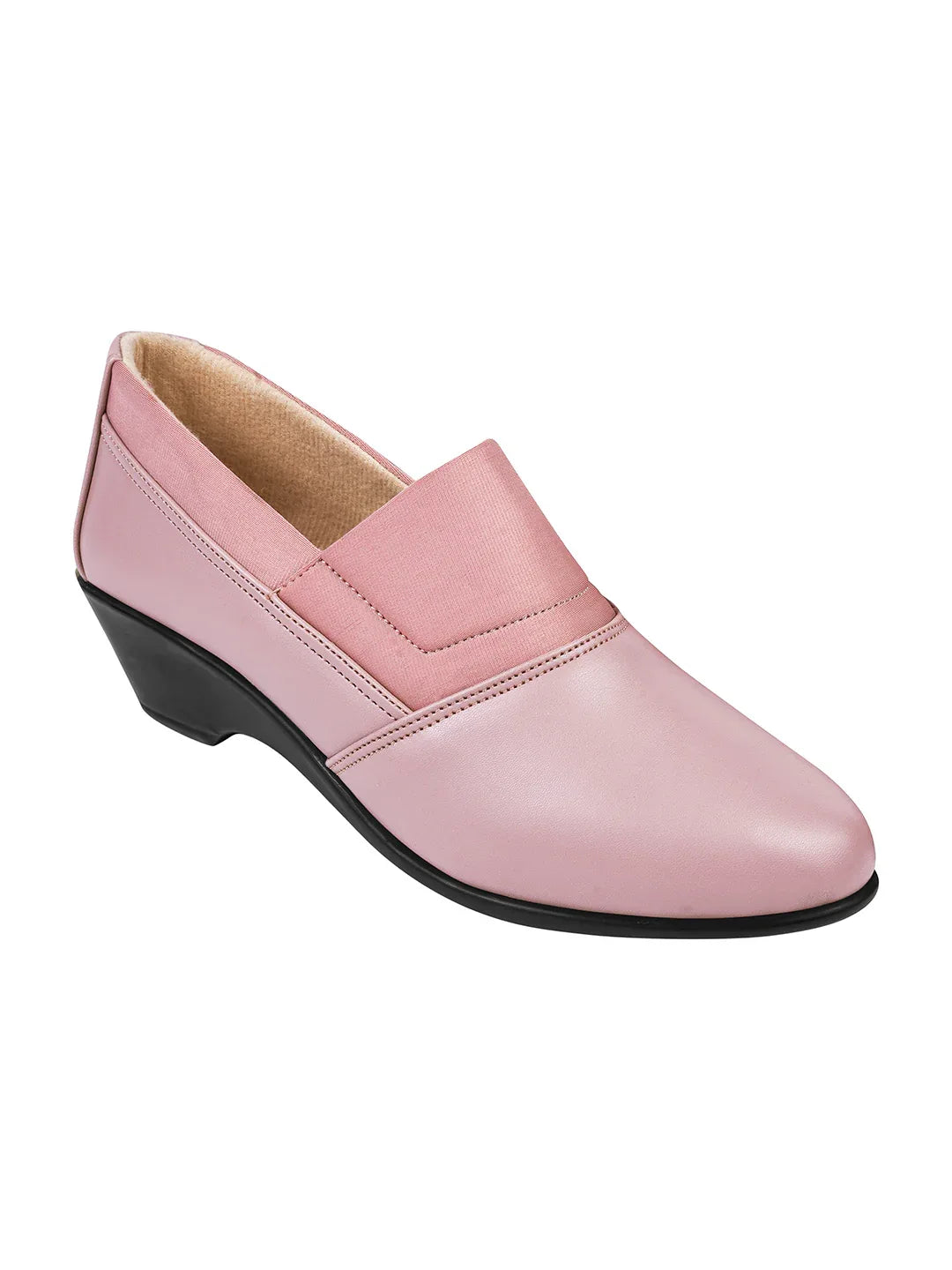 Minimal Office Wear Wedge Heel Pumps