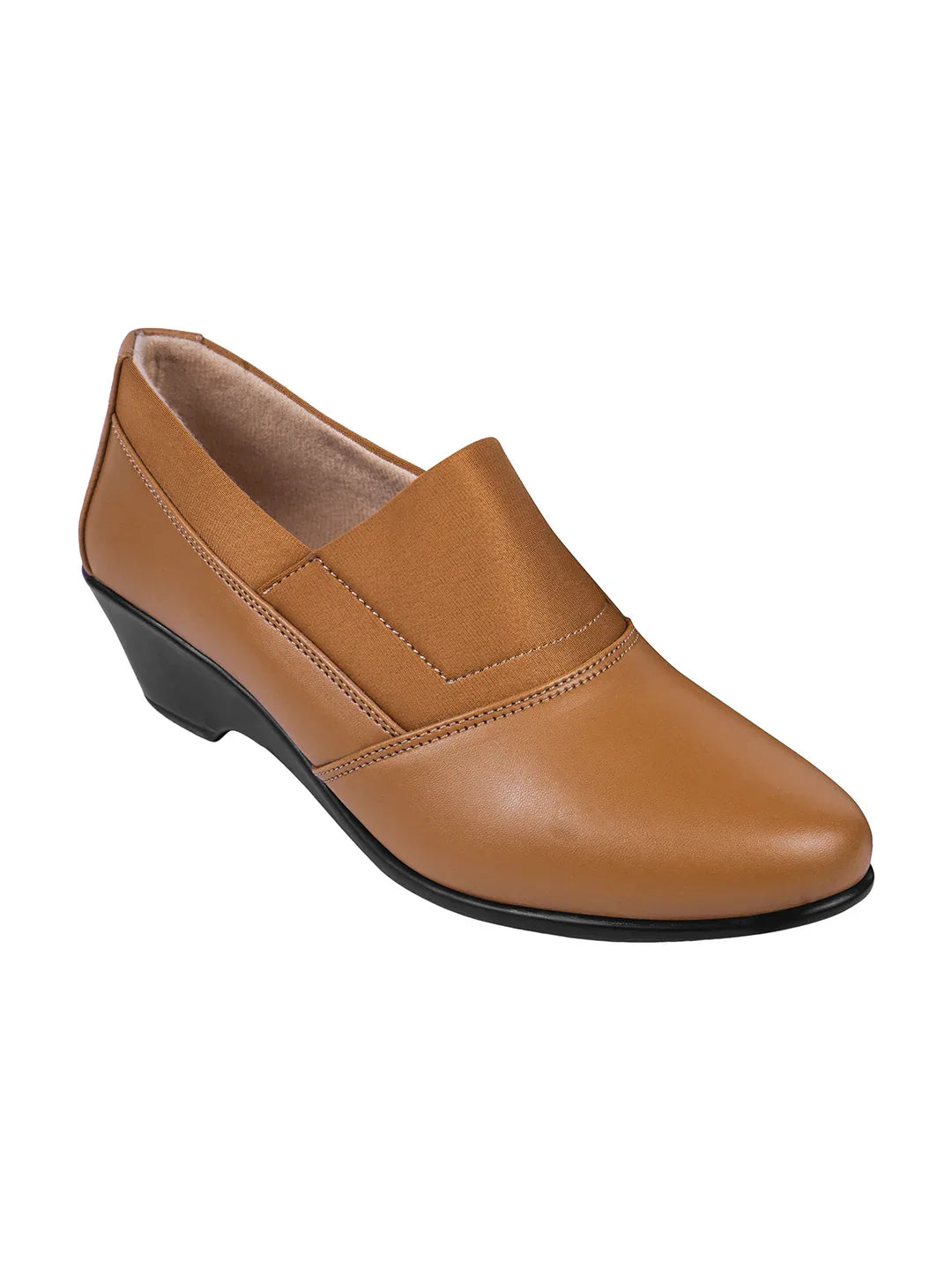 Minimal Office Wear Wedge Heel Pumps