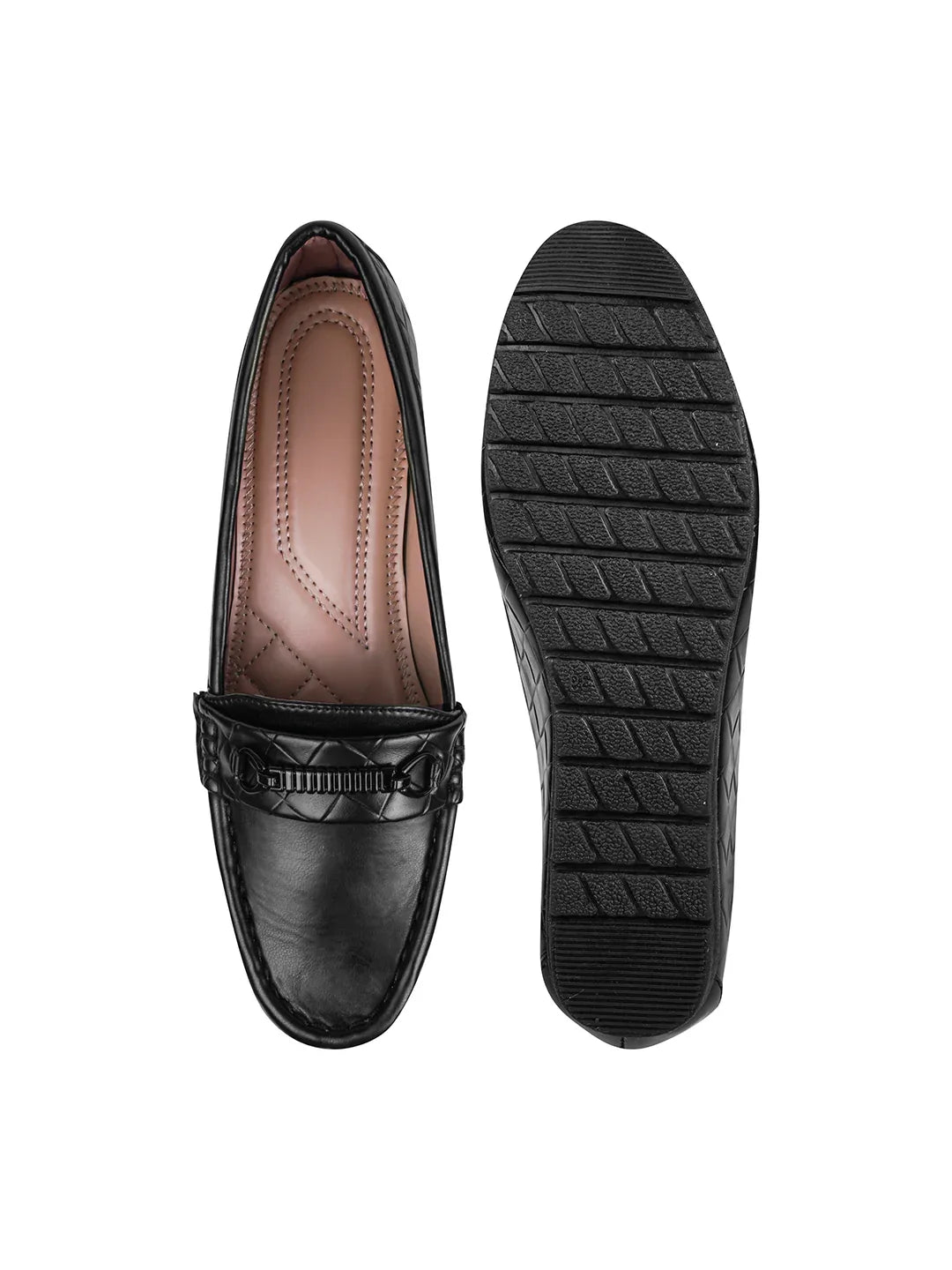 Classic Quilted Design Comfort Wedge Loafers