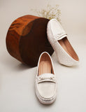 Classic Quilted Design Comfort Wedge Loafers