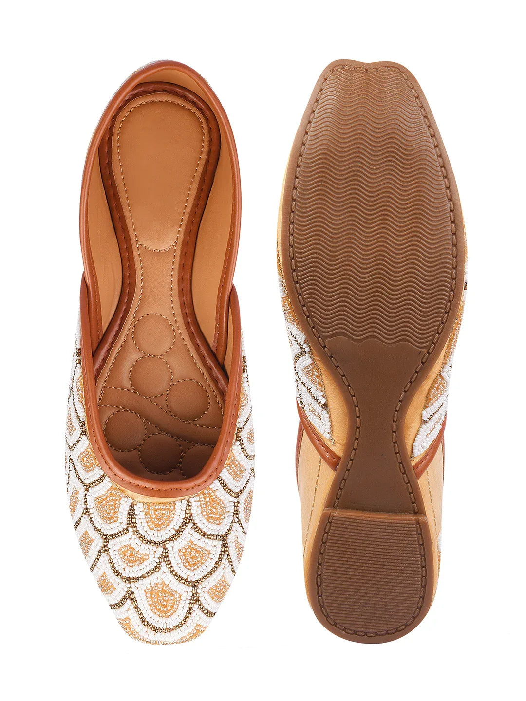 Embroidered Festive Comfort Wedge Juttis