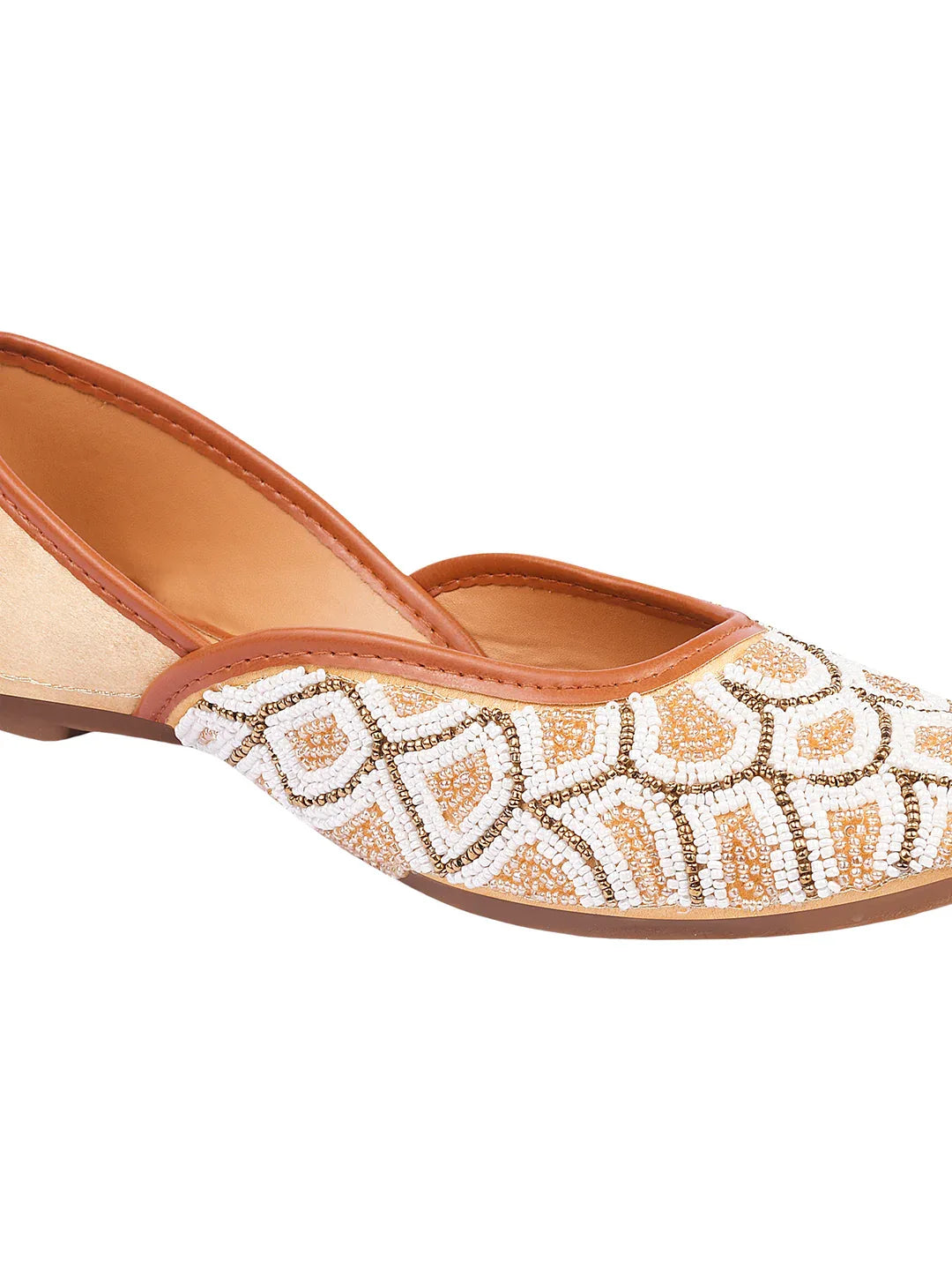 Embroidered Festive Comfort Wedge Juttis