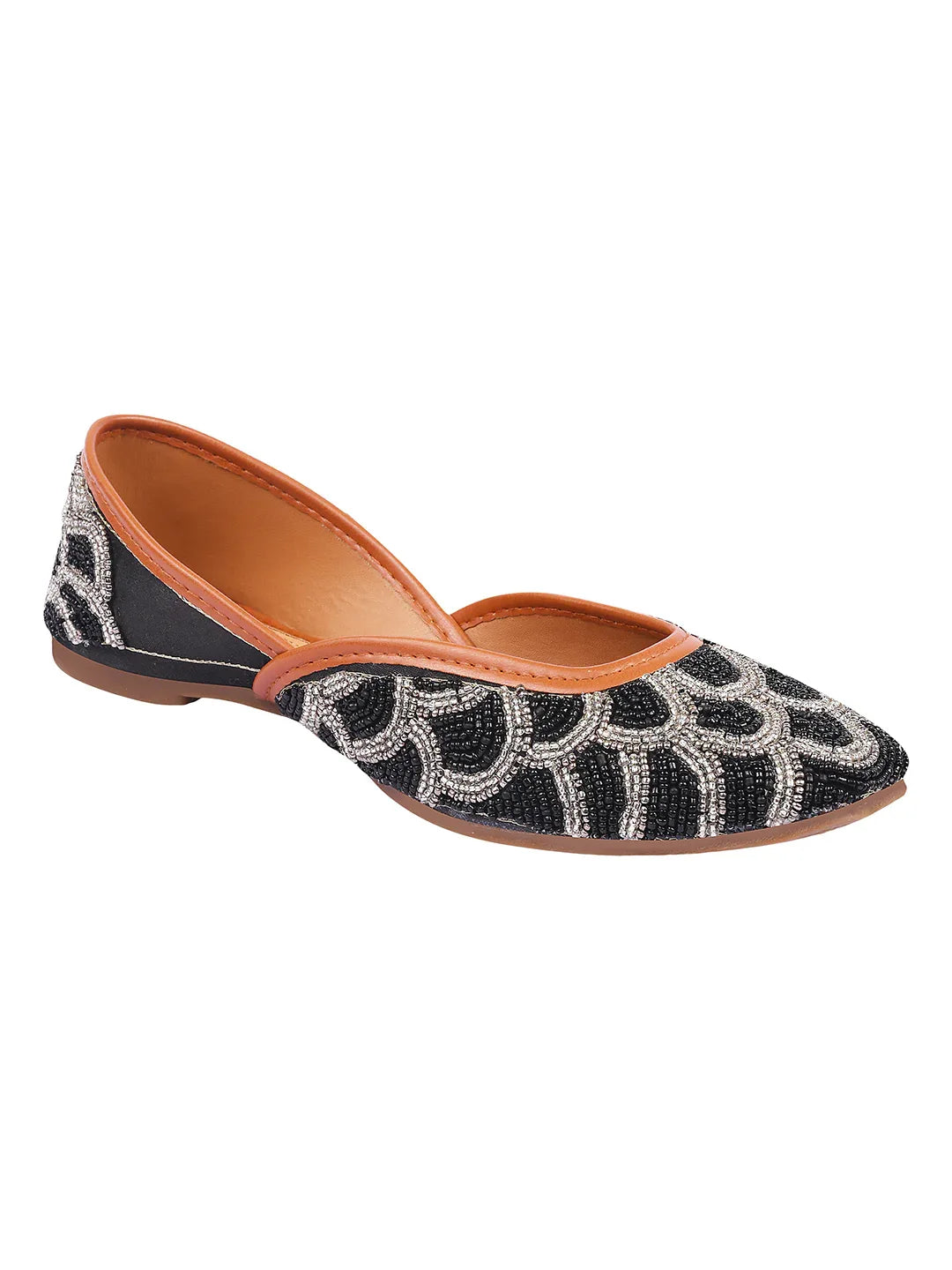 Embroidered Festive Comfort Wedge Juttis