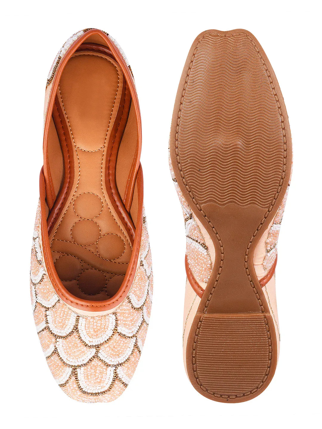 Embroidered Festive Comfort Wedge Juttis