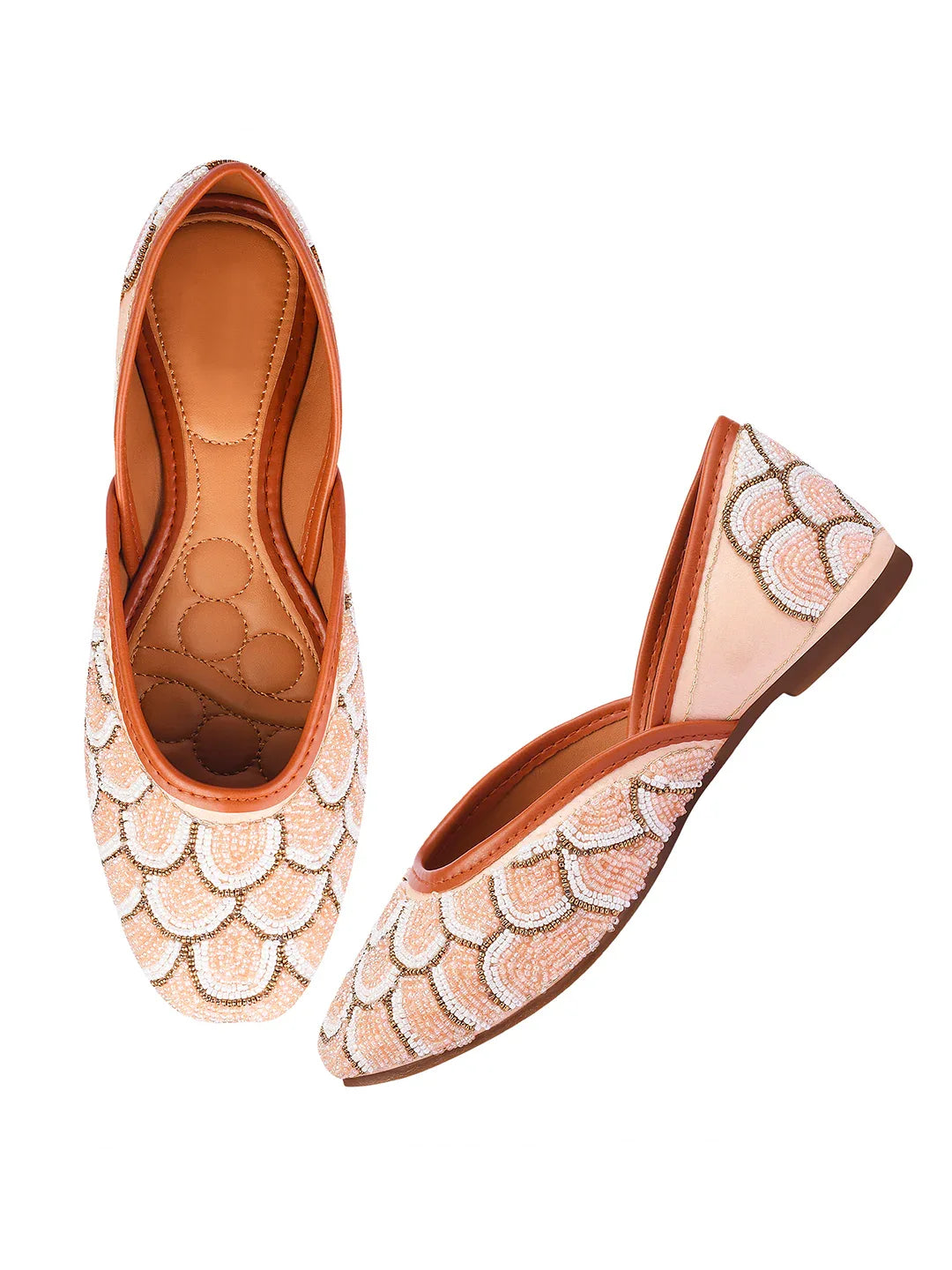 Embroidered Festive Comfort Wedge Juttis