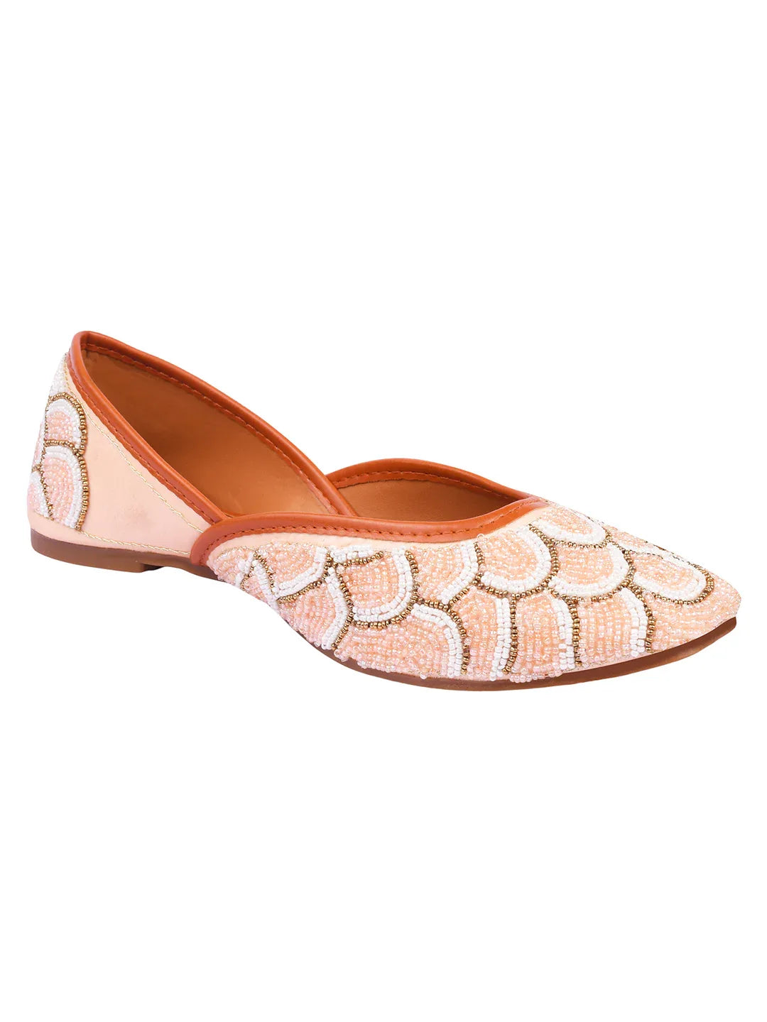 Embroidered Festive Comfort Wedge Juttis