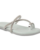 Shimmer Line Slip-On Flats