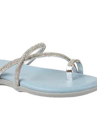 Shimmer Line Slip-On Flats