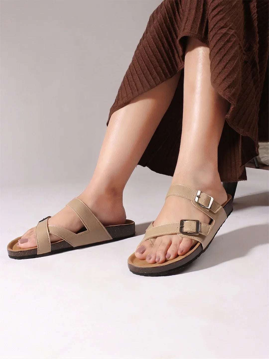 Everyday Comfort Sandals  Cross Strap with Soft Footbed
