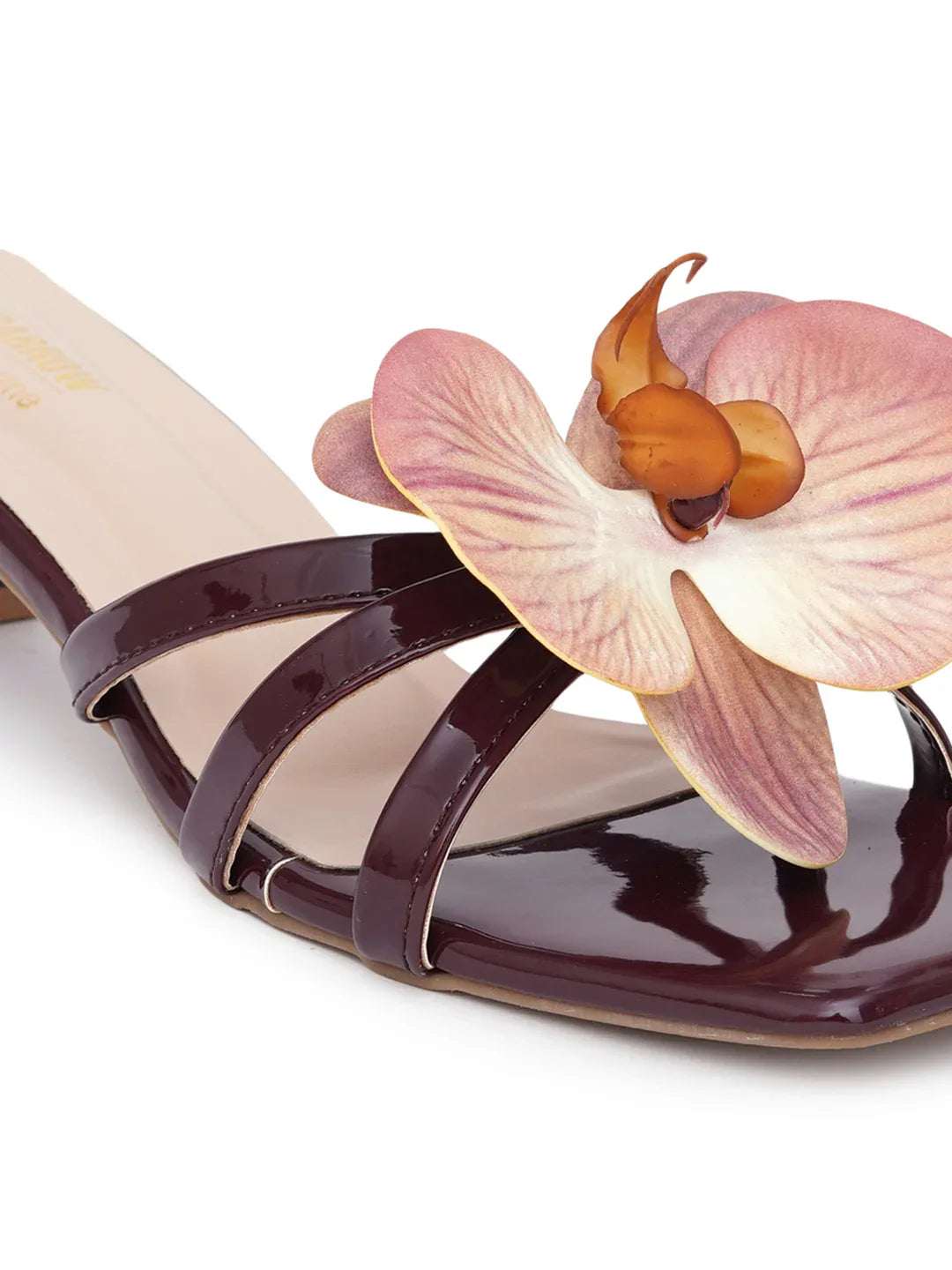 Elegant Floral Strap Sandals