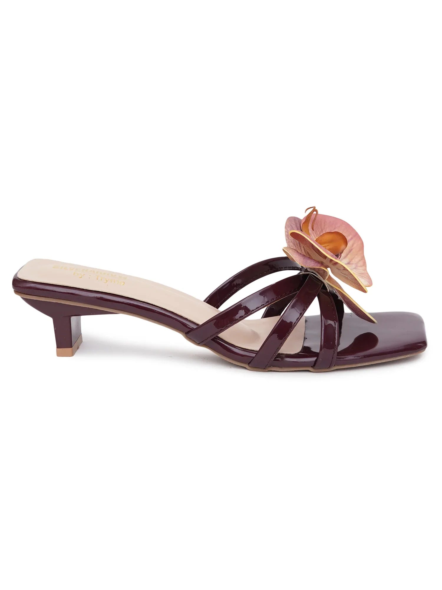 Elegant Floral Strap Sandals