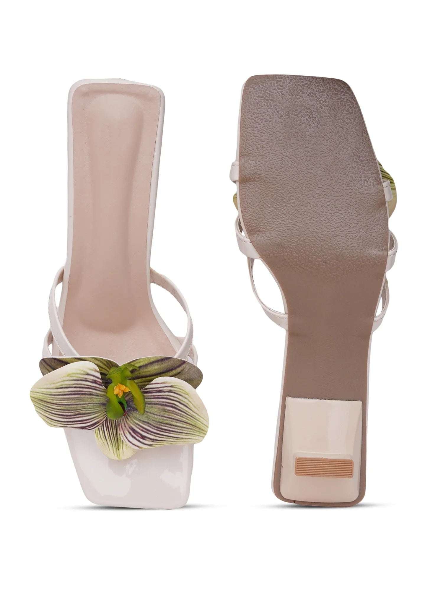 Elegant Floral Strap Sandals