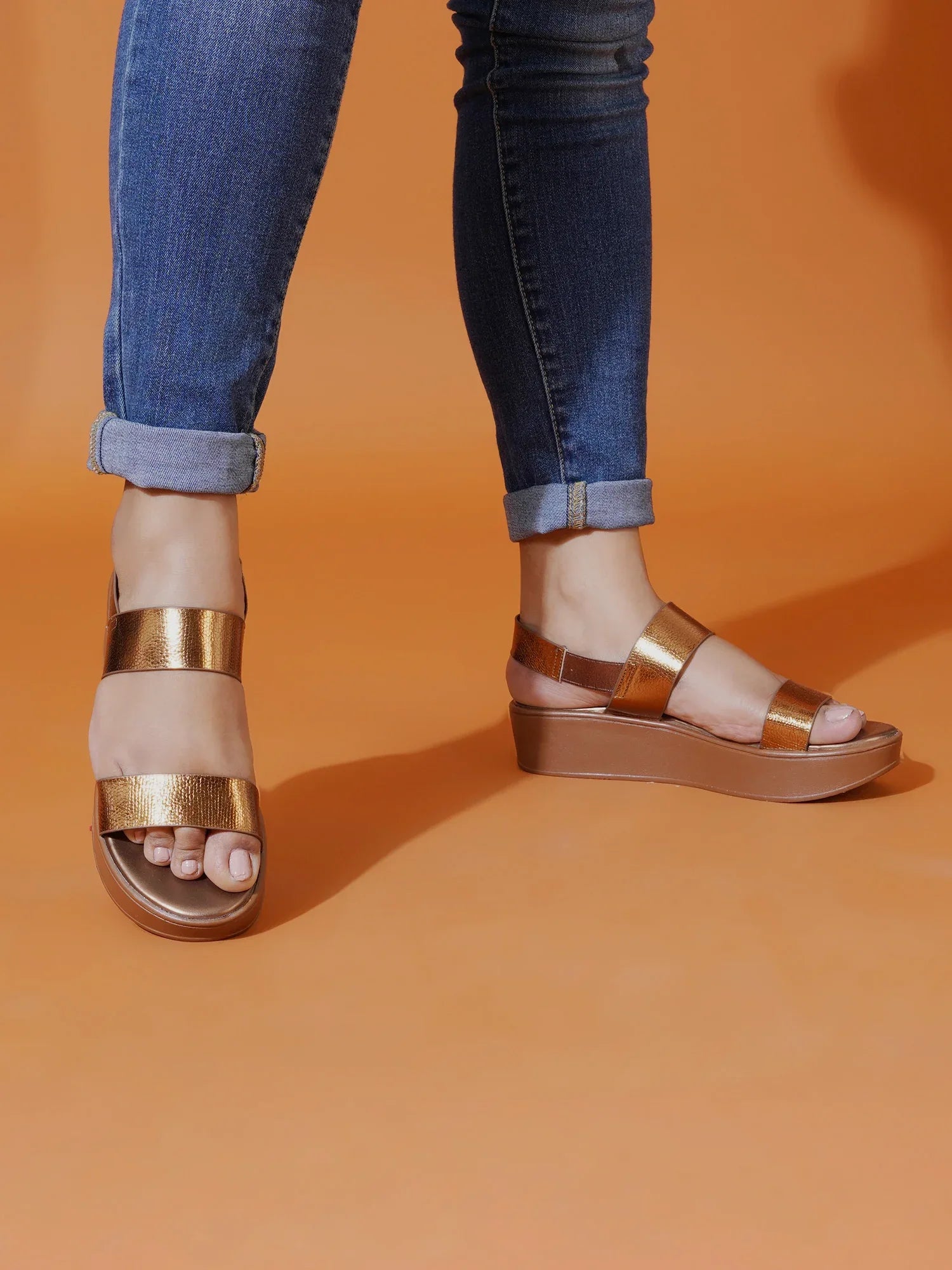 Urban Comfort Platform Sandals